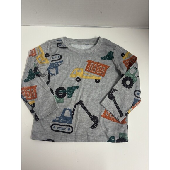 Carter’s 2T Boys Pajama Lot Dump Trucks / Dinosaur 3 Pieces - Picture 8 of 9